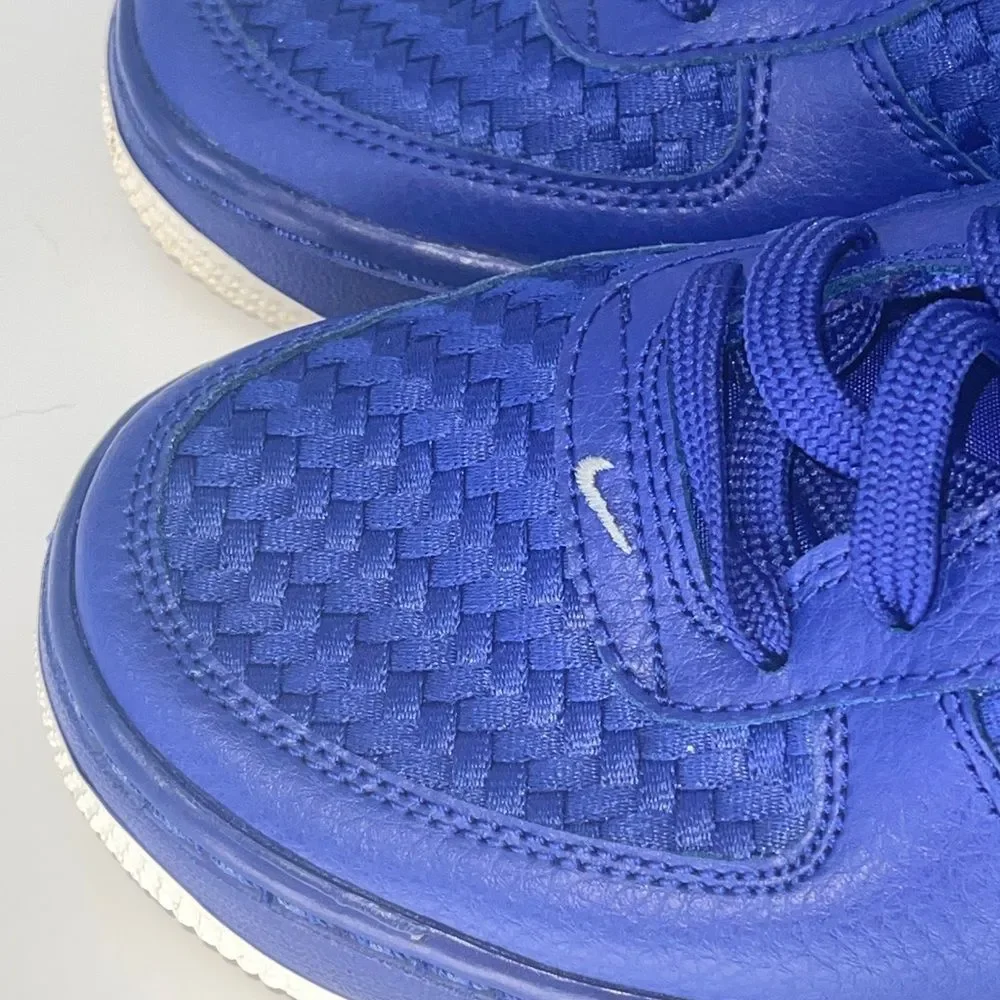 Nike Air Force 1 Low Woven 07 LV8 Concord Blue Women Size 6.5 Youth‎ 5